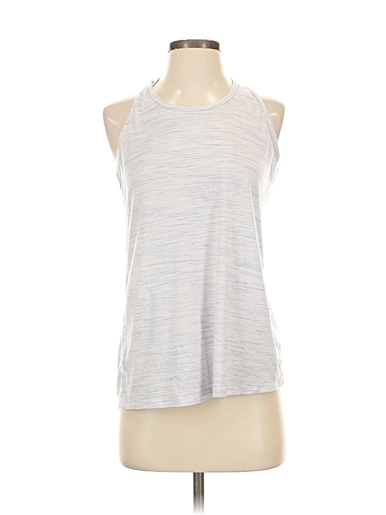 Pre-owned Athleta Active Tank Top In Silver