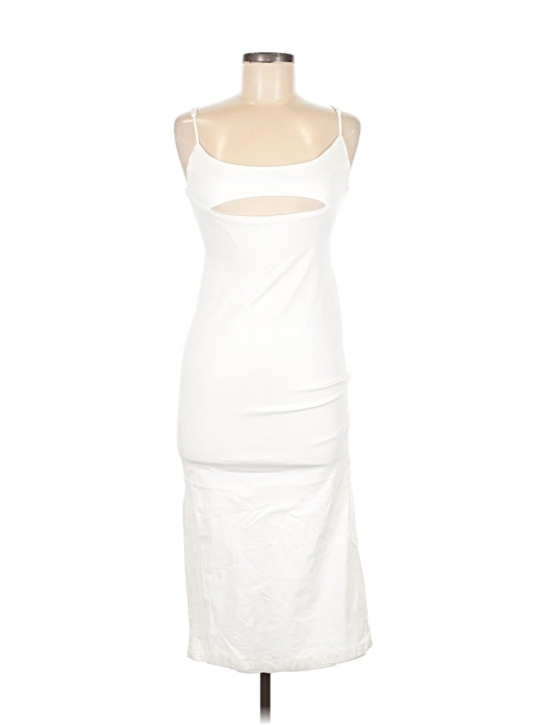 Pre-owned Assorted Brands Cocktail Dress In White