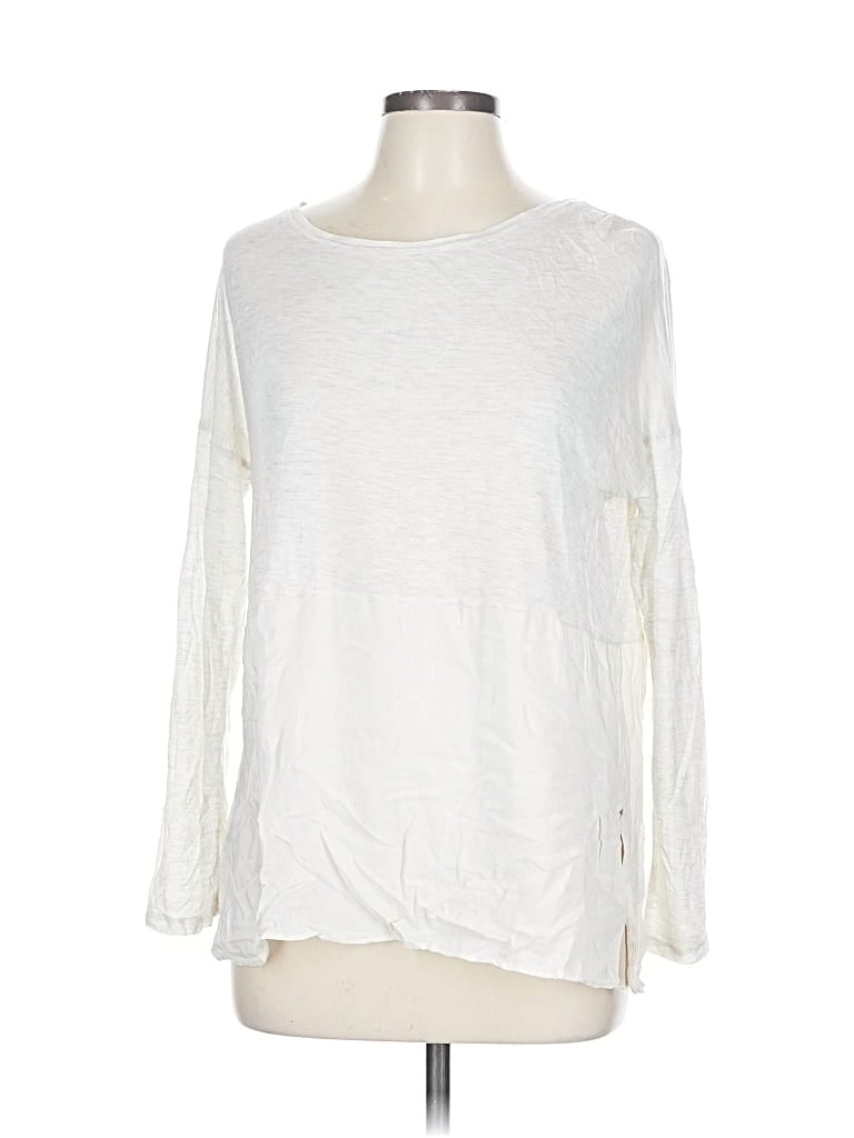 Pre-owned Lou & Grey Long Sleeve T-shirt In White