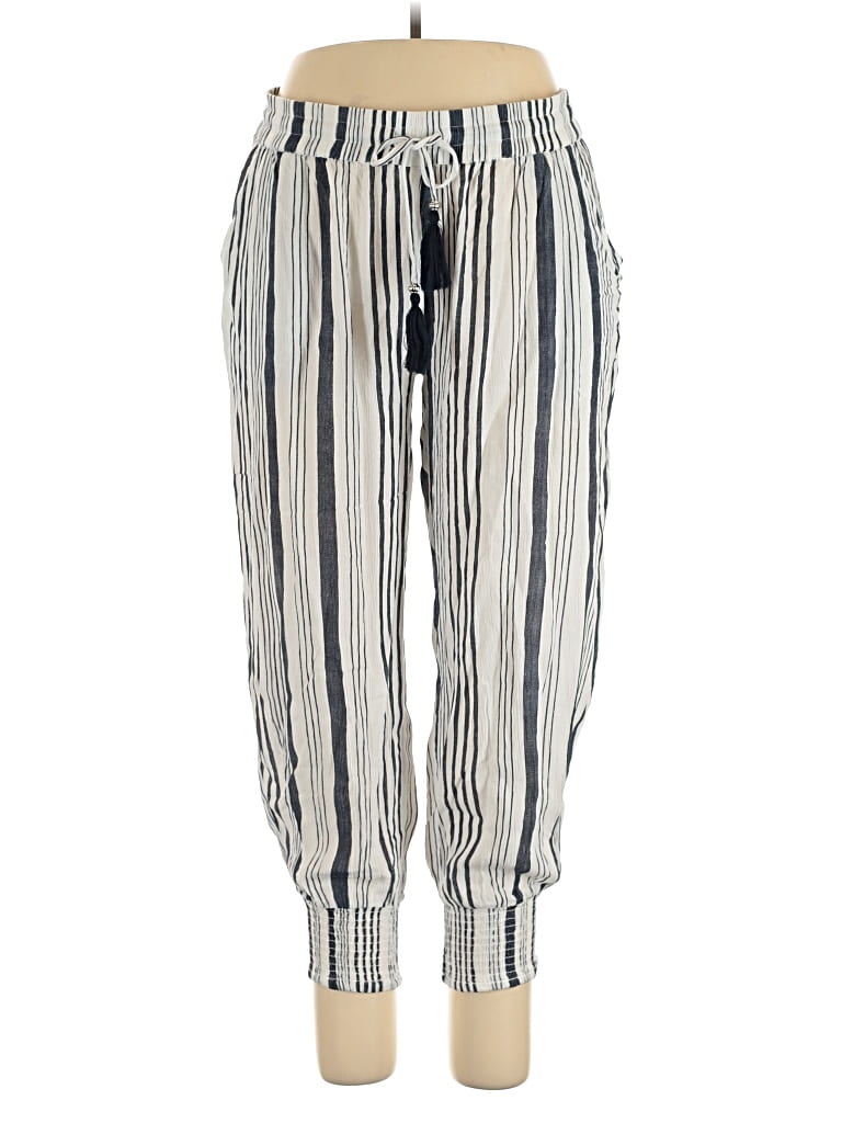 Pre-owned Blue Island Casual Pants In White