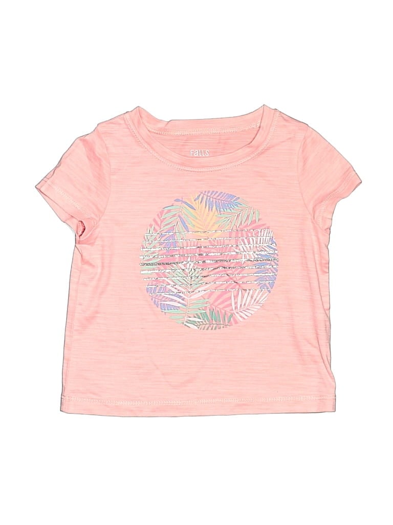 Pre-owned Falls Creek Babies' Short Sleeve T-shirt In Pink