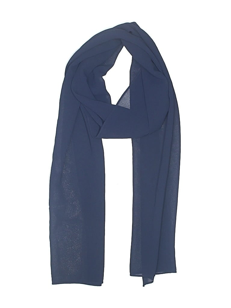 Pre-owned Unbranded Scarf In Blue
