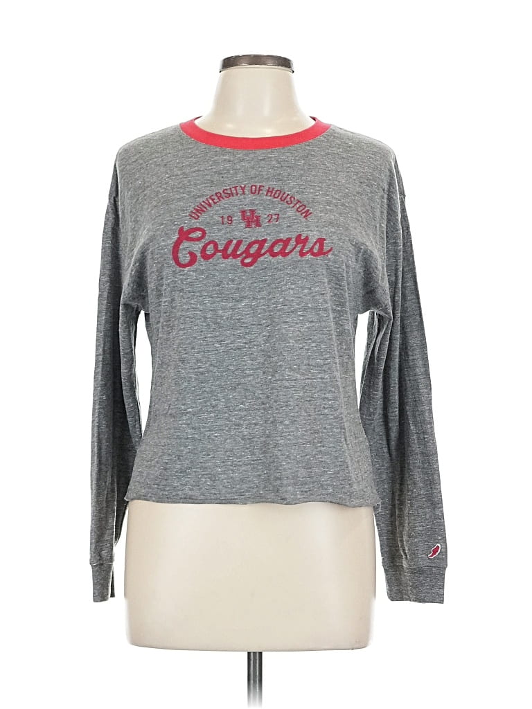Pre-owned League Long Sleeve T-shirt In Gray