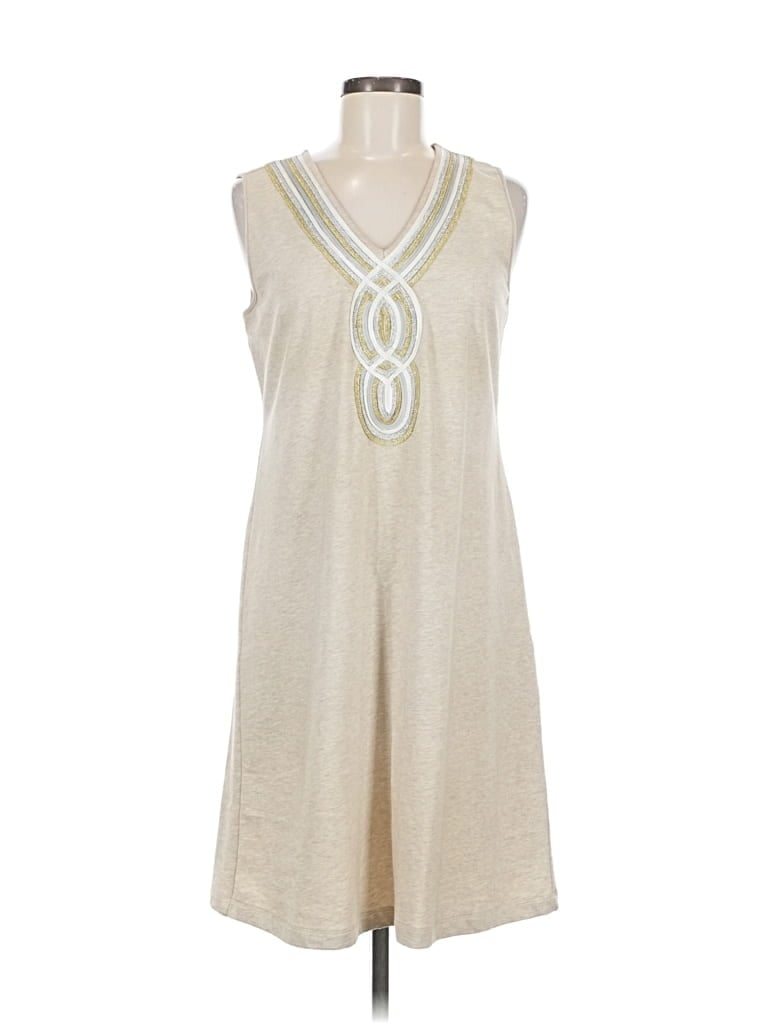 Pre-owned Catherine Catherine Malandrino Casual Dress In White