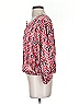 Laundry by Shelli Segal 100% Polyester Red 3/4 Sleeve Blouse Size 4 - photo 5