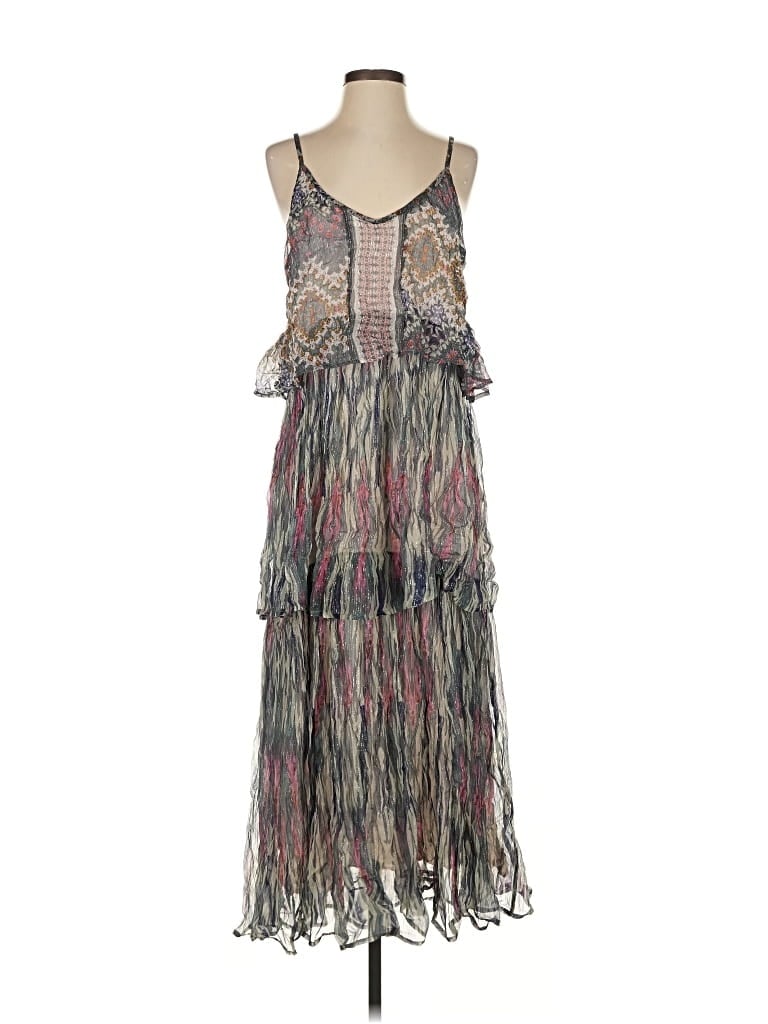 Pre-owned Meadow Rue Cocktail Dress In Gray