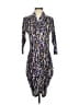 BCBGMAXAZRIA Print Silver Cocktail Dress Size XS - photo 1