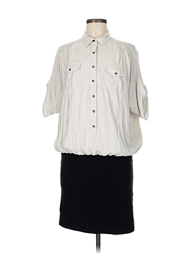 Pre-owned Express Casual Dress In Gray