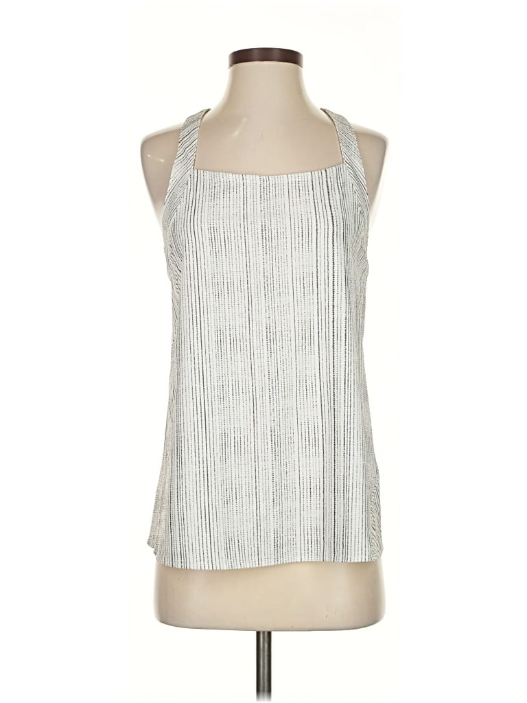 Pre-owned Athleta Sleeveless Blouse In Silver