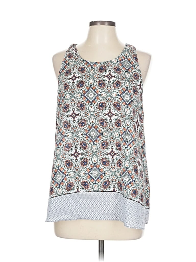 Pre-owned Artisan Ny Sleeveless Blouse In Gray