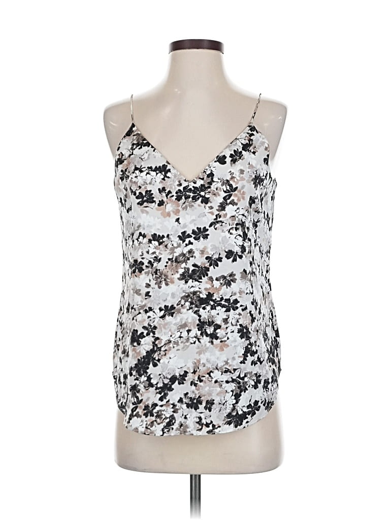 Pre-owned Express Outlet Sleeveless Top Silver Sweetheart Neckline Tops