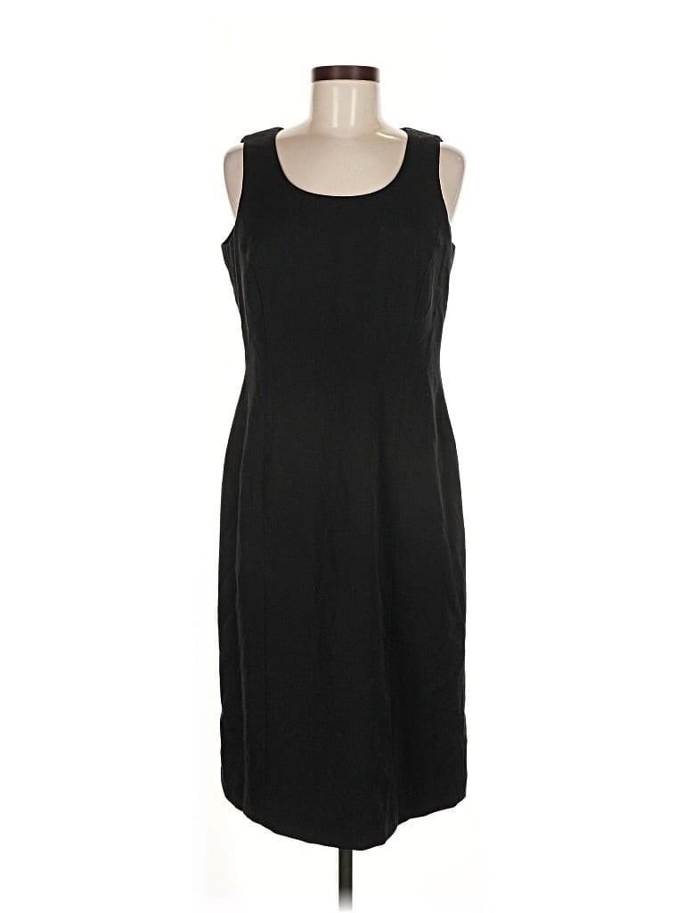 Pre-owned Liz Claiborne Casual Dress In Black