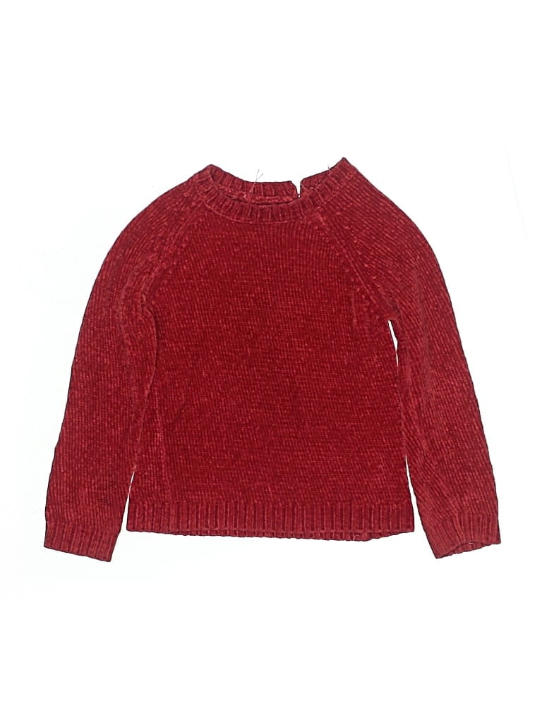 Pre-owned Dkny Kids' Pullover Sweater In Red