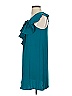 Everly 100% Polyester Teal Casual Dress Size S - photo 5