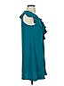 Everly 100% Polyester Teal Casual Dress Size S - photo 4