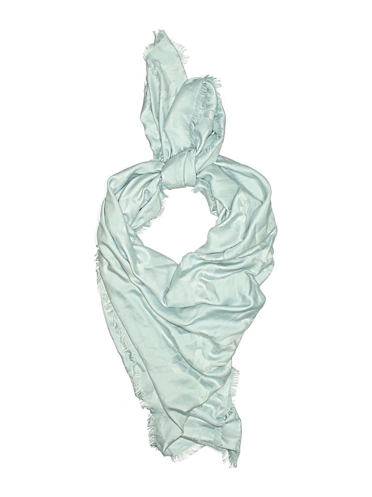 Pre-owned Unbranded Scarf In Blue