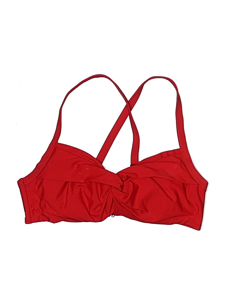 Pre-owned Athleta Swimsuit Top Red Swimwear