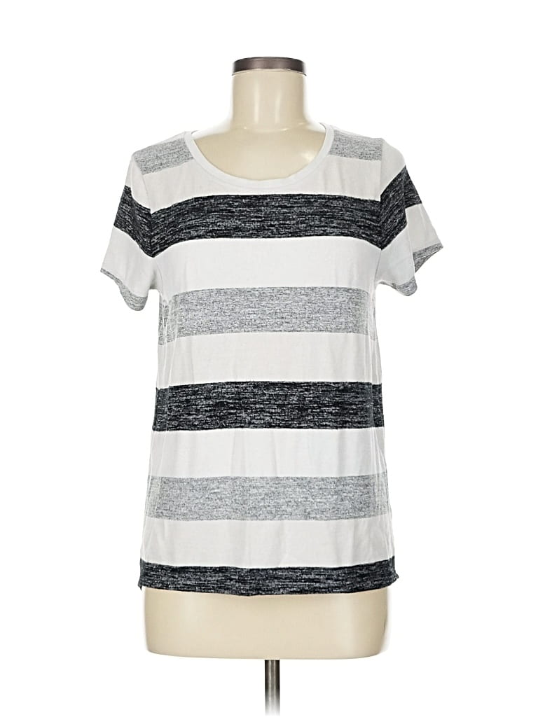 Pre-owned Market & Spruce Short Sleeve T-shirt In Silver