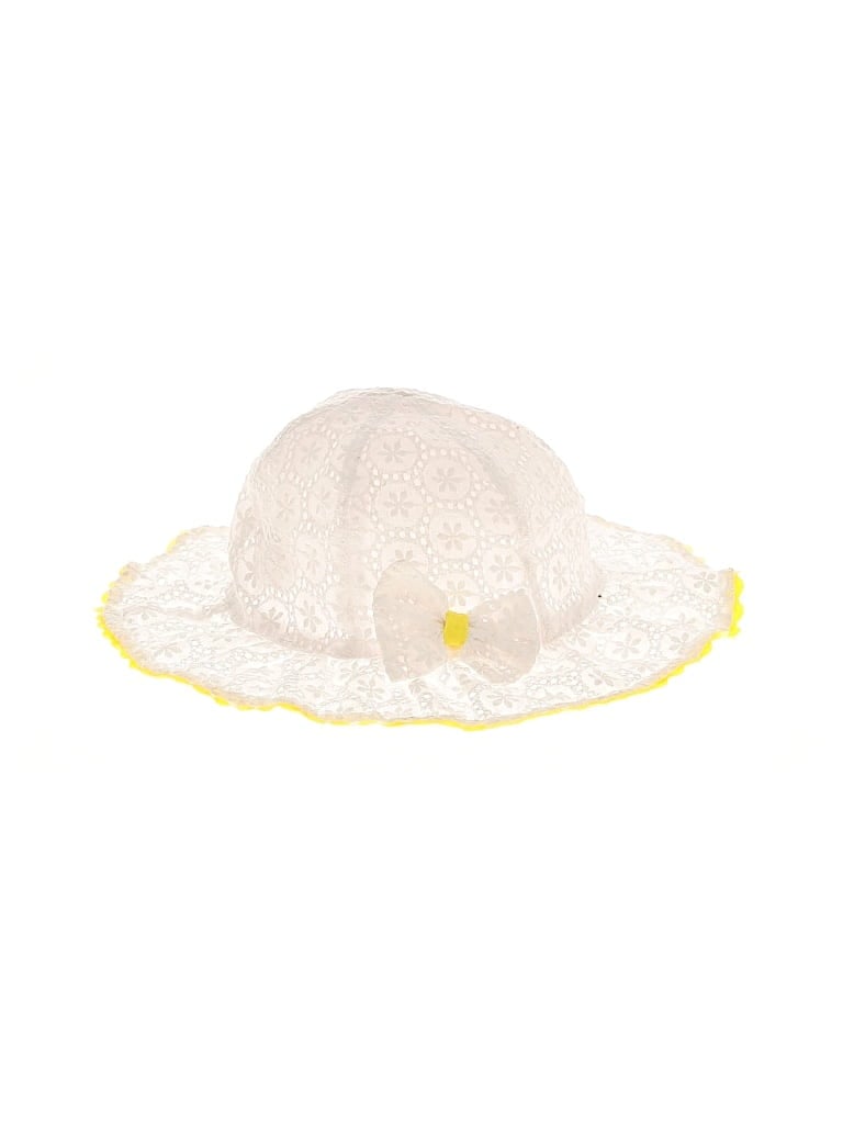 Pre-owned Assorted Brands Kids' Sun Hat In White
