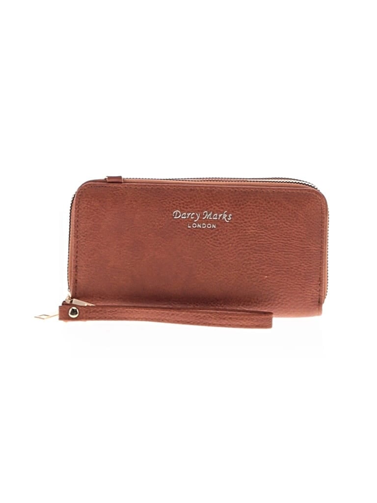 Pre-owned Assorted Brands Wristlet In Brown