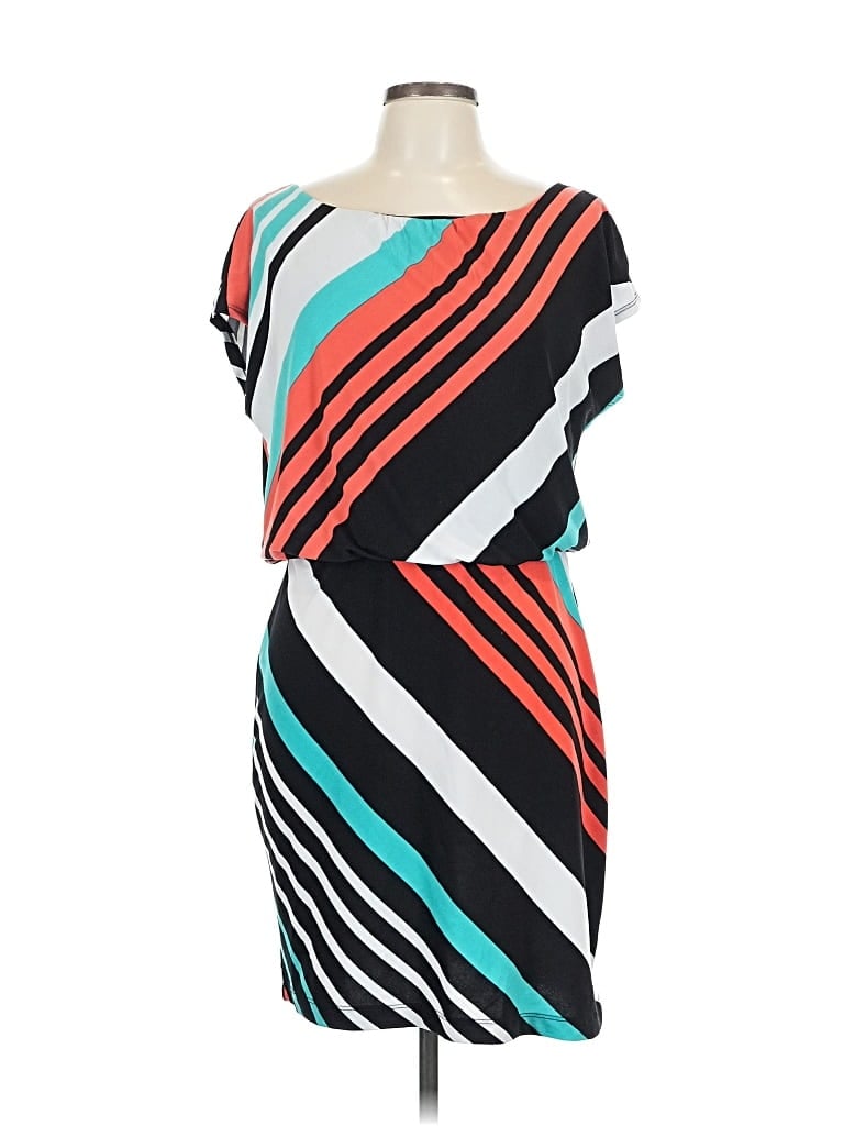 Pre-owned Signature Cocktail Dress In Blue