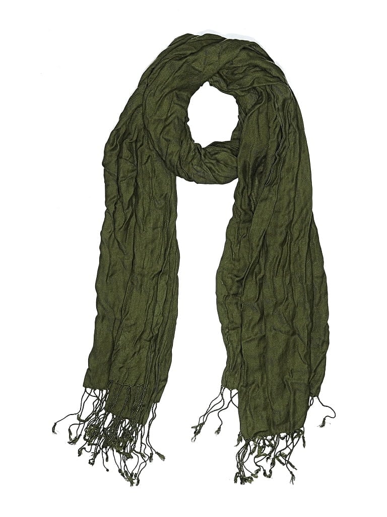 Pre-owned Unbranded Scarf In Green