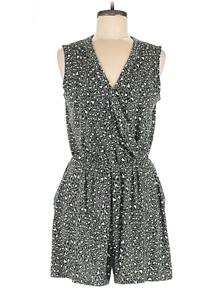 Pre-owned Banana Republic Factory Store Romper In Green