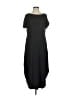 Assorted Brands Solid Black Casual Dress Size S - photo 1