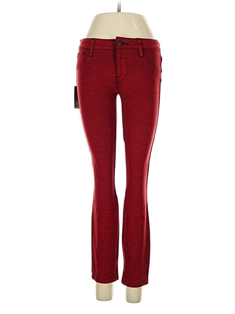 Genetic Denim Casual Pants In Red