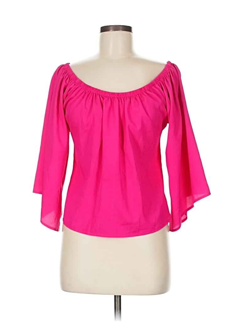 Pre-owned Naven 3/4 Sleeve Blouse In Pink