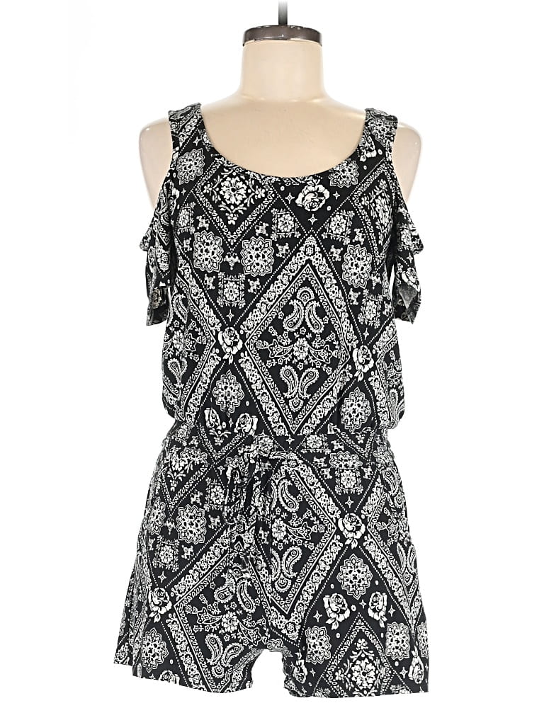 Pre-owned Eye Candy Romper In Black