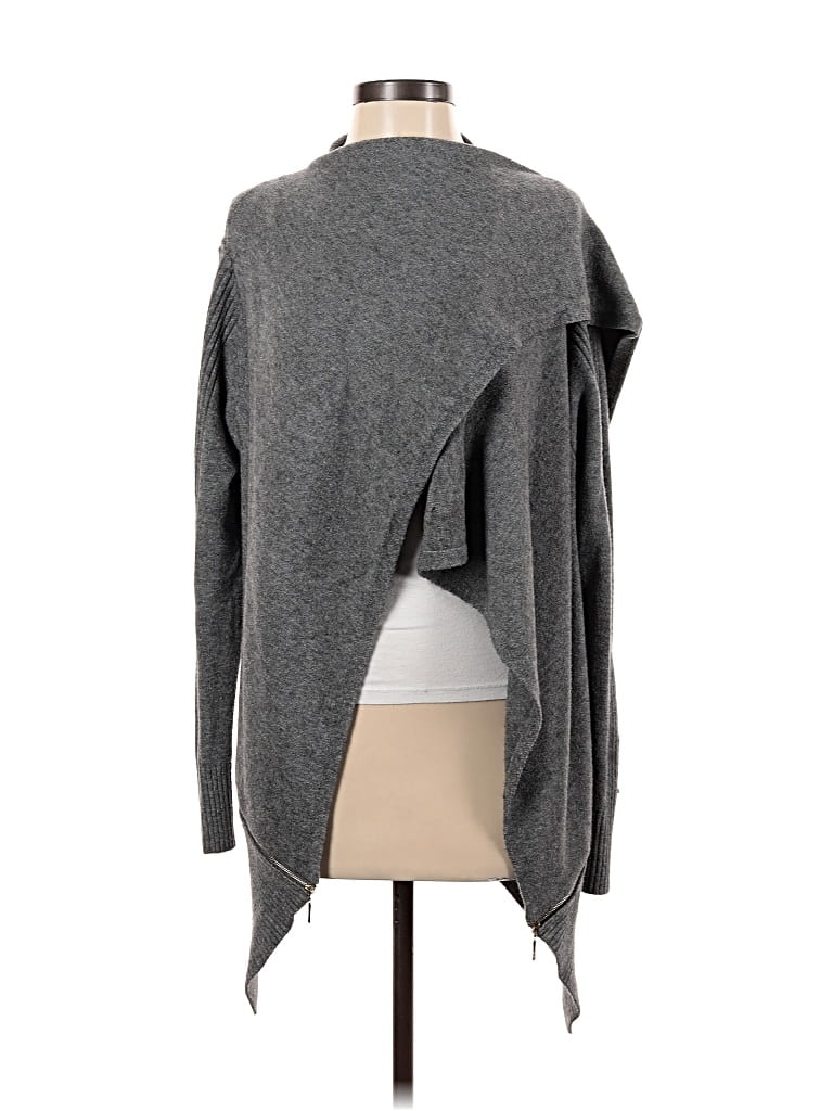 Pre-owned Love Token Cardigan Sweater In Gray