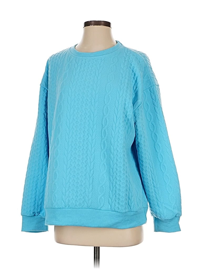 Pre-owned Unbranded Sweatshirt In Blue