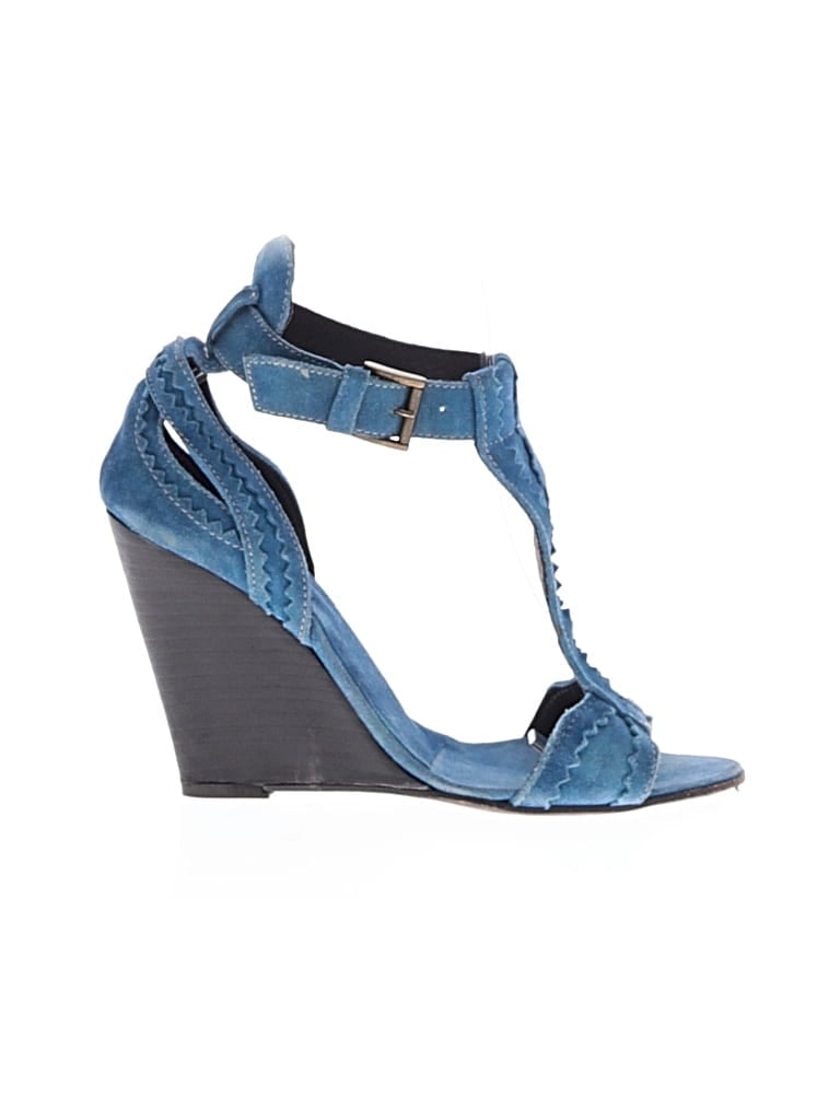 JOIE Pre-owned Wedges In Blue