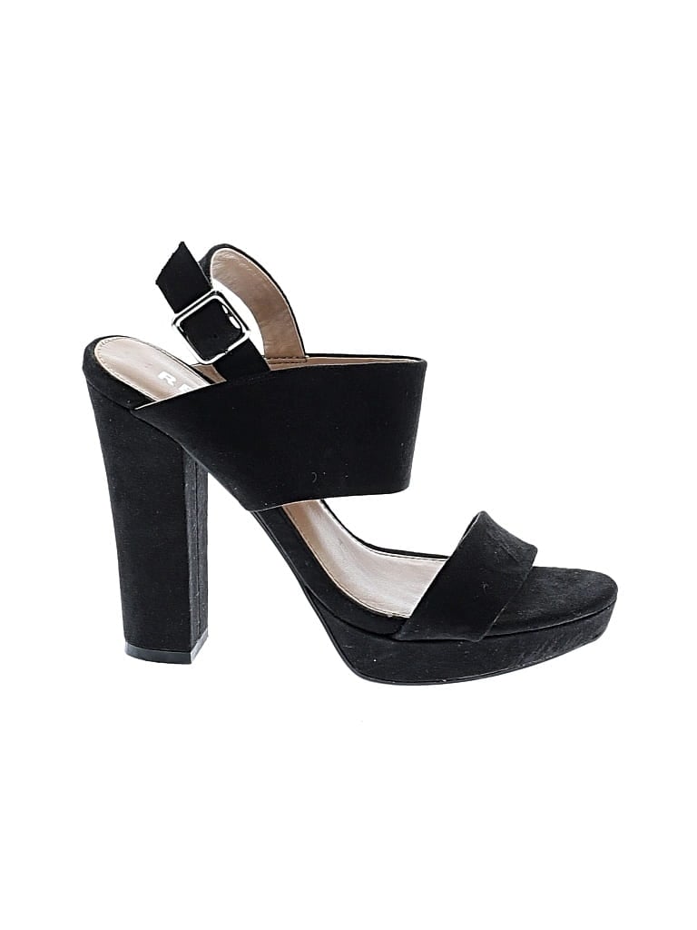 Pre-owned Report Heels In Black