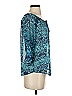Aqua 100% Polyester Teal 3/4 Sleeve Blouse Size XS - photo 4