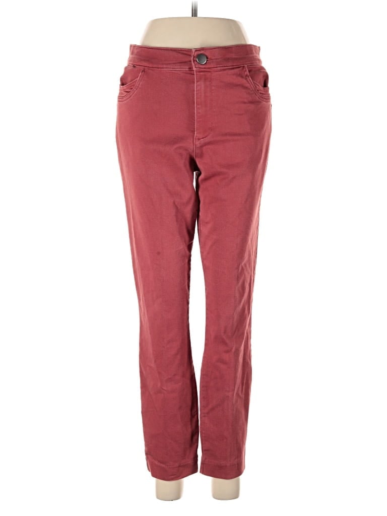Pre-owned Christopher & Banks Casual Pants In Burgundy