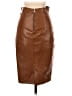 Twelve 100% Polyester Brown Faux Leather Skirt Size XS - photo 2