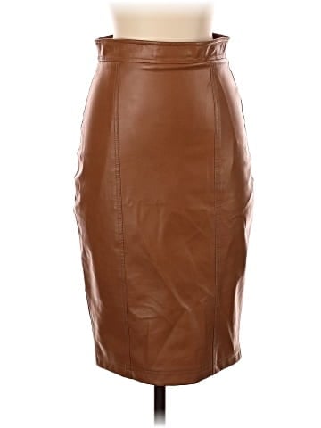 Twelve Faux Leather Skirt (view 1)