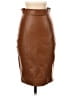 Twelve 100% Polyester Brown Faux Leather Skirt Size XS - photo 1