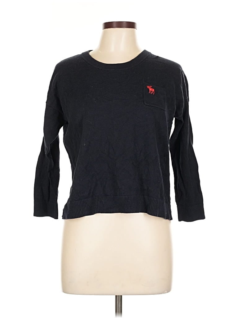 Pre-owned Abercrombie & Fitch Sweatshirt In Black