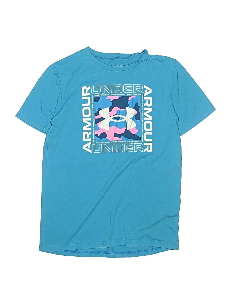 Pre-owned Under Armour Kids' Active T-shirt In Blue