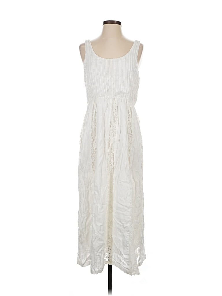Pre-owned Adelyn Rae Casual Dress In White