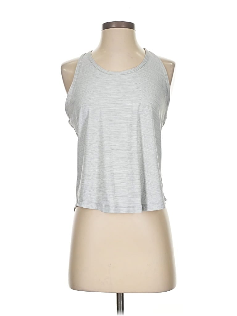 Pre-owned Active By Old Navy Tank Top Gray Halter Neckline Tops