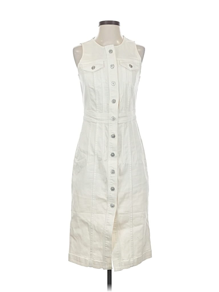 Pre-owned Hudson Casual Dress In White