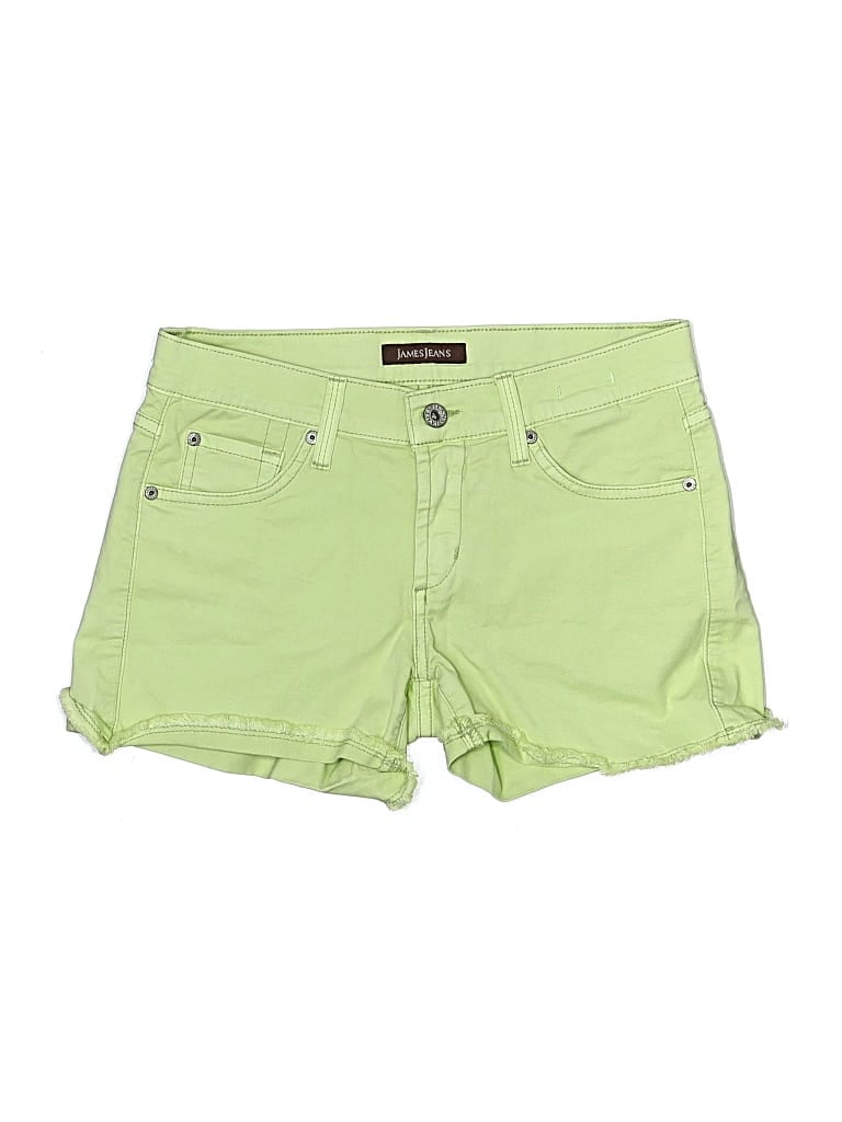Pre-owned James Jeans Denim Shorts In Green