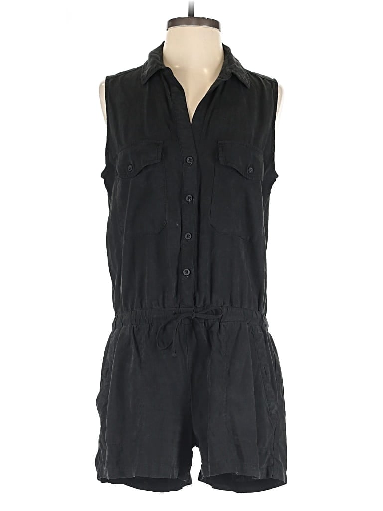 Pre-owned Cloth & Stone Romper In Black