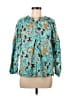 A.L.C. 100% Cotton Teal 3/4 Sleeve Blouse Size 2 - photo 1