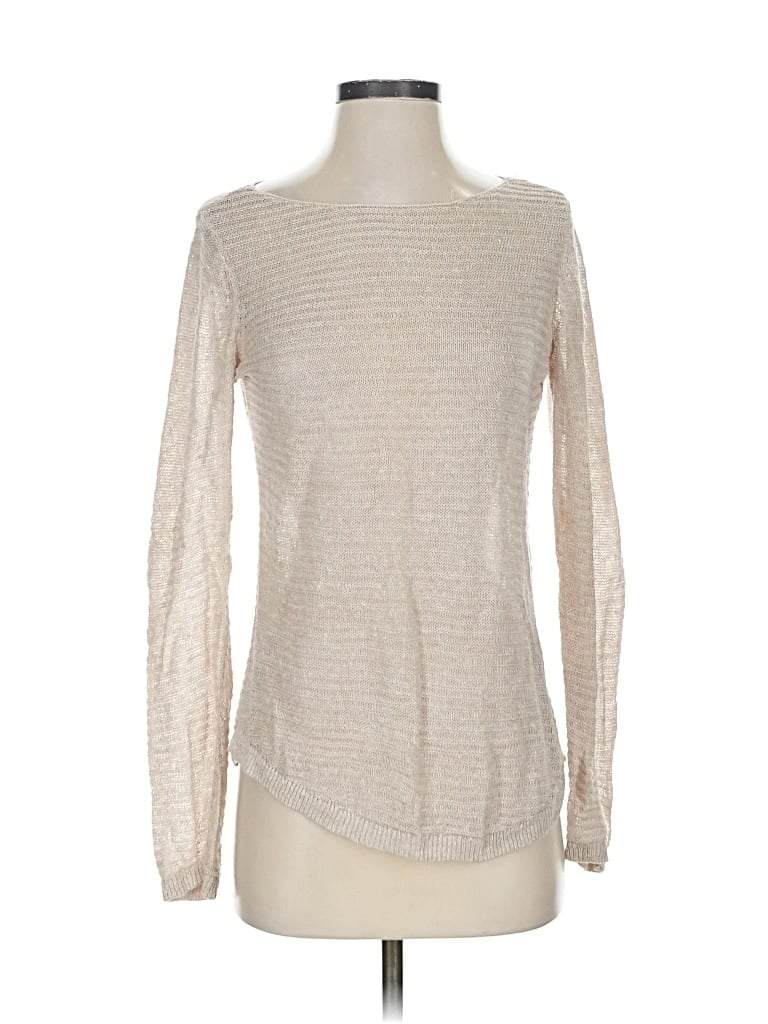 Pre-owned Tahari Pullover Sweater In White