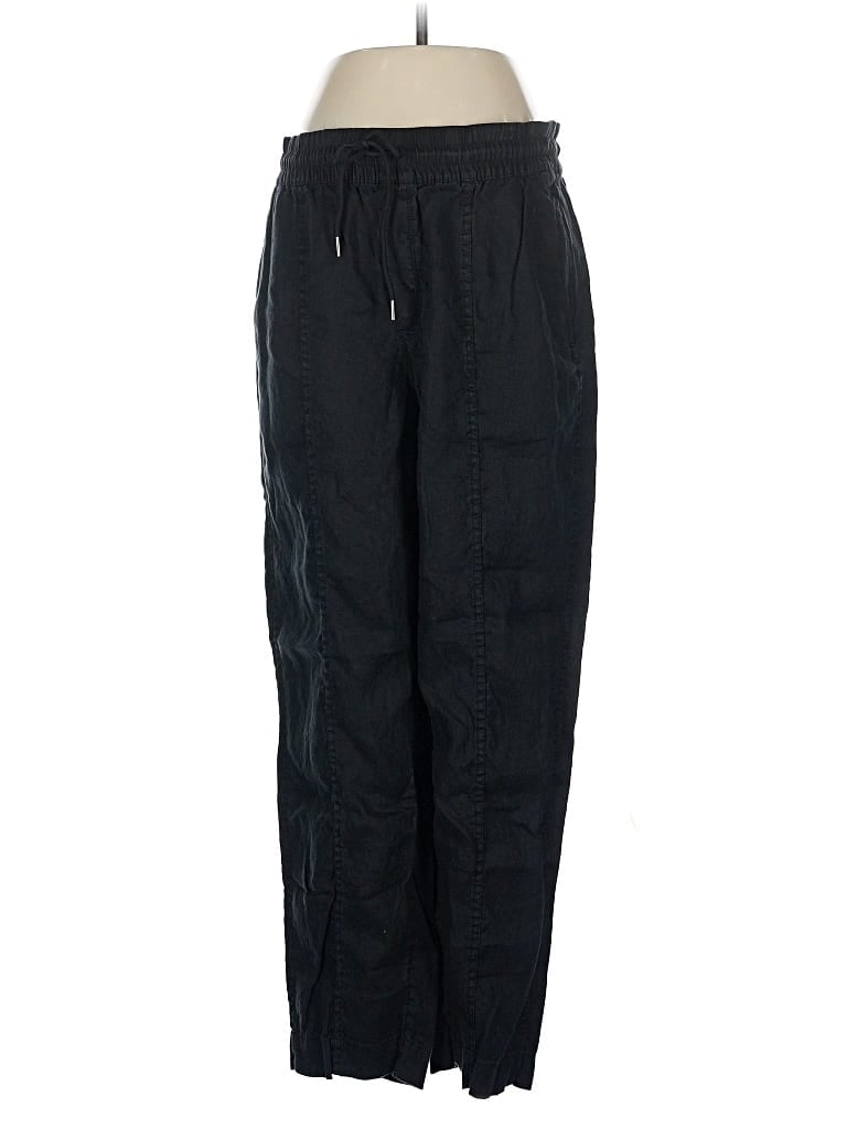 Pre-owned Athleta Linen Pants In Black